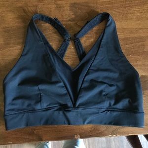 Zyia Black Mesh Adjustable Bra XL